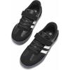 Rihero Boys Girls Sneakers Kids Cute School Uniform Shoes Slip on Walking Sneakers for Toddler/Little Kid/Big Kid(Black)