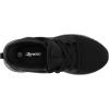 Rihero Girls Tennis Shoes Kids Running Shoes Toddler Lace-Up Lightweight Walking Slip On Sneakers(Black)