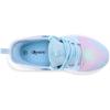 Rihero Girls Tennis Shoes Kids Running Shoes Toddler Lace-Up Lightweight Walking Slip On Sneakers(Gradient Blue)