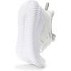 Rihero Girls Tennis Shoes Kids Running Shoes Toddler Lace-Up Lightweight Walking Slip On Sneakers(White)