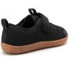 Rihero Kids Barefoot Shoes Boys Girls Wide Toe Box Walking Shoes Breathable Toddler Little Big Kid Sneakers(Black)