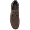 Rihero Mens Casual Shoes Wide Loafers Comfortable Walking Slip On Lightweight Breathable Lace Up Shoes(Brown)