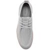 Rihero Mens Casual Shoes Wide Loafers Comfortable Walking Slip On Lightweight Breathable Lace Up Shoes(Grey)