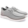 Rihero Mens Casual Shoes Wide Loafers Comfortable Walking Slip On Lightweight Breathable Lace Up Shoes(Grey)