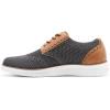 Rihero Men’s Fashion Dress Sneakers Business Oxfords Comfortable Casual Walking Shoes Lightweight Mesh Breathable Tennis Shoes(Grey)
