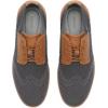 Rihero Men’s Fashion Dress Sneakers Business Oxfords Comfortable Casual Walking Shoes Lightweight Mesh Breathable Tennis Shoes(Grey)