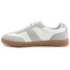 Rihero Men’s Fashion Sneakers Comfortable Tennis Walking Shoes Lace-Up Non Slip Casual Sneakers(White)
