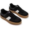 Rihero Platform Sneakers for Women Comfortable Fashion Retro Sneakers Casual Non-Slip Tennis Walking Shoes(Black)