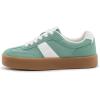 Rihero Platform Sneakers for Women Comfortable Fashion Retro Sneakers Casual Non-Slip Tennis Walking Shoes(Green)