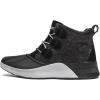 Rihero Women’s Classic Waterproof Ankle Boots Fashion Lightweight Leather Suede Hiking Ankle Booties(Black)