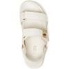 Rihero Women’s Comfortable Open Toe Platform Sandals Fashion One Band Summer Dressy Flatform Sandals(Beige)