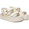 Rihero Women’s Comfortable Open Toe Platform Sandals Fashion One Band Summer Dressy Flatform Sandals(Beige)