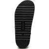 Rihero Women’s Comfortable Open Toe Platform Sandals Fashion One Band Summer Dressy Flatform Sandals(Black)
