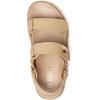 Rihero Women’s Comfortable Open Toe Platform Sandals Fashion One Band Summer Dressy Flatform Sandals(Natural Raffia)