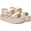 Rihero Women’s Comfortable Open Toe Platform Sandals Fashion One Band Summer Dressy Flatform Sandals(Nude)