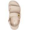 Rihero Women’s Comfortable Open Toe Platform Sandals Fashion One Band Summer Dressy Flatform Sandals(Nude)