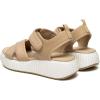 Rihero Women’s Comfortable Platform Sport Sandals Open Toe Soft Adjustable Summer Beach Wedge Sandals(Apricot)