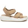Rihero Women’s Comfortable Platform Sport Sandals Open Toe Soft Adjustable Summer Beach Wedge Sandals(Apricot)