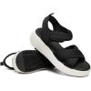 Rihero Women’s Comfortable Platform Sport Sandals Open Toe Soft Adjustable Summer Beach Wedge Sandals(Black)