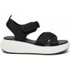 Rihero Women’s Comfortable Platform Sport Sandals Open Toe Soft Adjustable Summer Beach Wedge Sandals(Black)