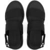 Rihero Women’s Comfortable Walking Sandals Casual Summer Outdoor Open Toe Low Flatform Platform Wedge Sandals(Black)