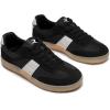 Rihero Women’s Fashion Sneakers Comfortable Walking Shoes Casual Lace-Up Non Slip Sneakers(Black)