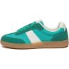 Rihero Women’s Fashion Sneakers Comfortable Walking Shoes Casual Lace-Up Non Slip Sneakers(Green)