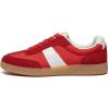 Rihero Women’s Fashion Sneakers Comfortable Walking Shoes Casual Lace-Up Non Slip Sneakers(Red)