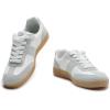 Rihero Women’s Fashion Sneakers Comfortable Walking Shoes Casual Lace-Up Non Slip Sneakers(White)