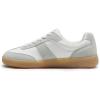 Rihero Women’s Fashion Sneakers Comfortable Walking Shoes Casual Lace-Up Non Slip Sneakers(White)