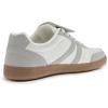 Rihero Women’s Fashion Sneakers Tennis Walking Shoes Lace-Up Comfortable Non Slip Casual Sneakers(White)