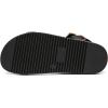 Rihero Women’s Flat Sandals Comfortable Open Toe Adjustable Strap Walking Footbed Sandals(Black)