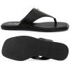 Rihero Women’s Flip Flops Square Toe Thong Flat Sandals Summer Comfortable Slip On Beach Slide Sandals(Black)