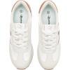 Rihero Women’s Platform Sneakers Casual Lace Up Non Slip Tennis Walking Shoes Comfortable Lightweight Chunky Fashion Sneakers(Beige)