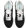 Rihero Women’s Platform Sneakers Casual Lace Up Non Slip Tennis Walking Shoes Comfortable Lightweight Chunky Fashion Sneakers(Black)