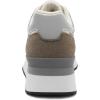 Rihero Women’s Platform Sneakers Casual Lace Up Non Slip Tennis Walking Shoes Comfortable Lightweight Chunky Fashion Sneakers(Grey/Silver)