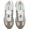 Rihero Women’s Platform Sneakers Casual Lace Up Non Slip Tennis Walking Shoes Comfortable Lightweight Chunky Fashion Sneakers(Grey/Silver)