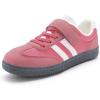 Rihero Boys Girls Sneakers Kids Cute School Uniform Shoes Slip on Walking Sneakers for Toddler/Little Kid/Big Kid(Pink)