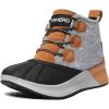 Rihero Women’s Classic Waterproof Ankle Boots Fashion Lightweight Leather Suede Hiking Ankle Booties(Grey Brown)