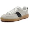 Rihero Women’s Fashion Sneakers Comfortable Walking Shoes Casual Lace-Up Non Slip Sneakers(Taupe)