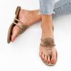 katliu Women’s Flat Sandals Flip Flop Sandals Comfortable Dressy Thong Sandals(Almond)