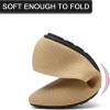 katliu Women’s Flats Knit Comfort Pointed Toe Ballet Flats Shoes Casual Slip On Shoes(Apricot)