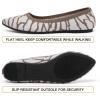 katliu Women’s Flats Knit Comfort Pointed Toe Ballet Flats Shoes Casual Slip On Shoes(Pink)