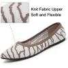 katliu Women’s Flats Knit Comfort Pointed Toe Ballet Flats Shoes Casual Slip On Shoes(Pink)