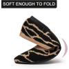 katliu Women’s Flats Knit Comfort Pointed Toe Ballet Flats Shoes Casual Slip On Shoes(Stripes Black)