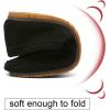 katliu Women’s Loafers Comfortable Slip On Flat Shoes Suede Moccasin Slippers Black