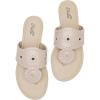 katliu Women’s Flat Sandals Flip Flop Sandals Dressy Thong Sandals(Almond)