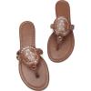 katliu Women’s Flat Sandals Flip Flop Thong Sandals Cute Dressy Sandals(Dark Brown)
