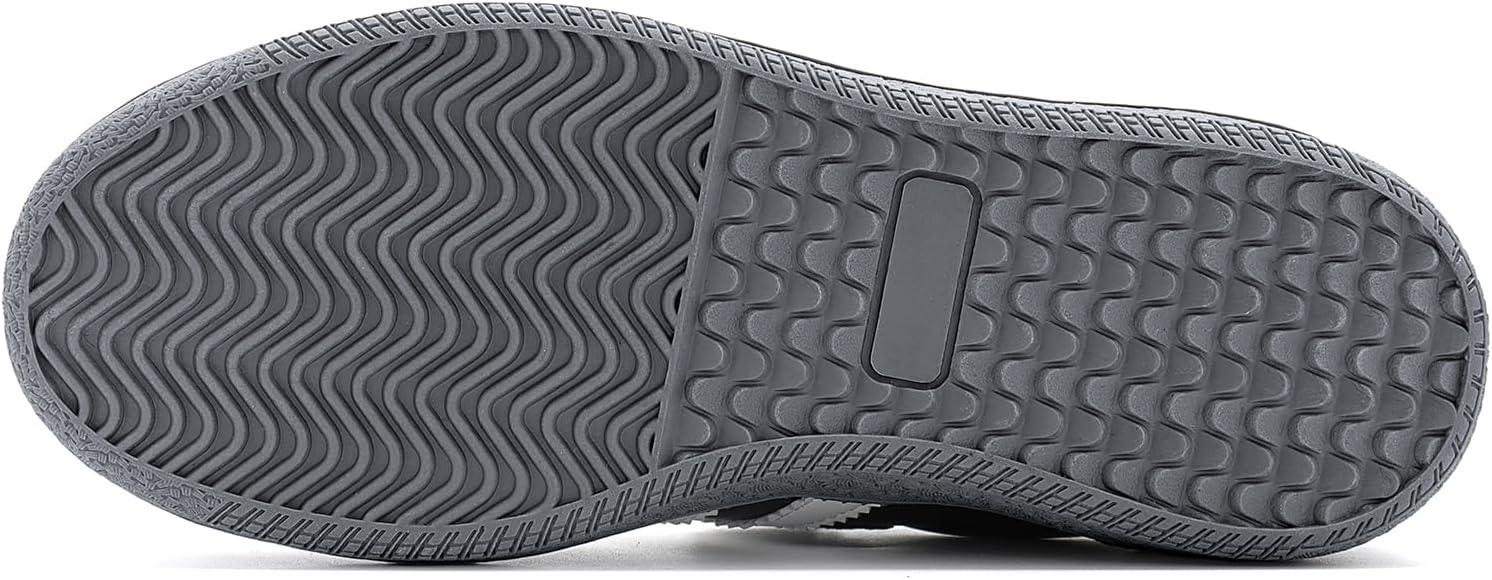 imageRihero Girls Sneakers Kids Cute School Uniform Shoes Slip on Walking Sneakers for Little KidBig KidBlack