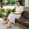 Rihero Closed Toe Sandals Women Comfortable Arch Support Fisherman Walking Sandals with Adjustable Strap(Taupe)